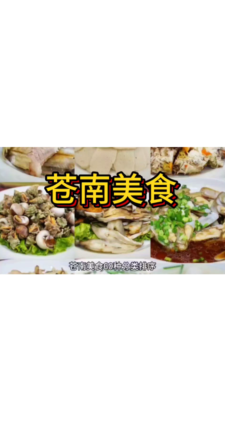 苍南60美食小吃