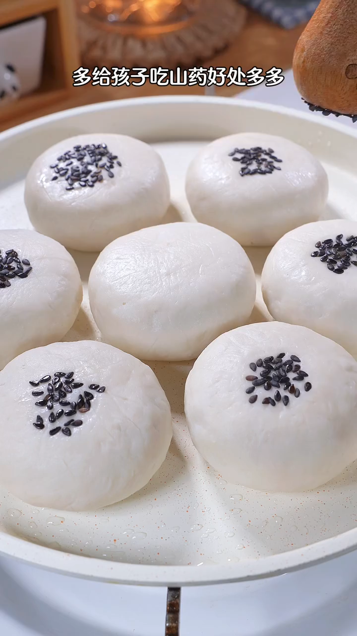 今天做山药红豆饼