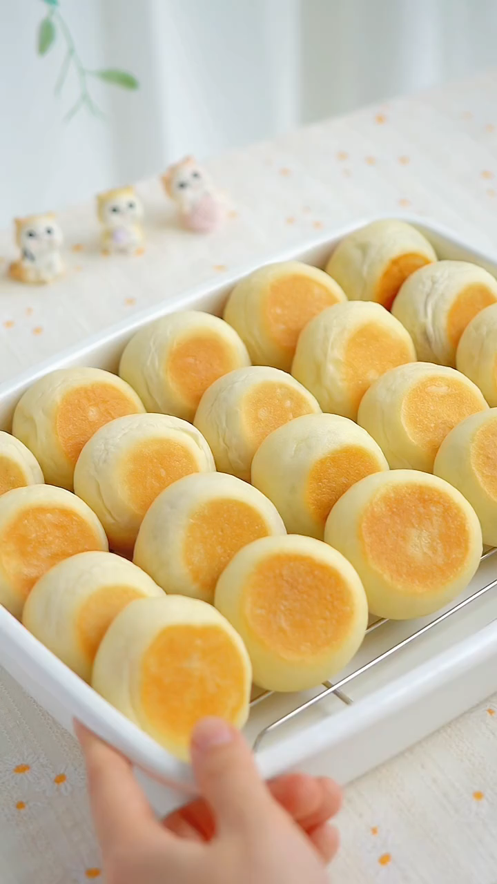 今天做软皮绿豆饼