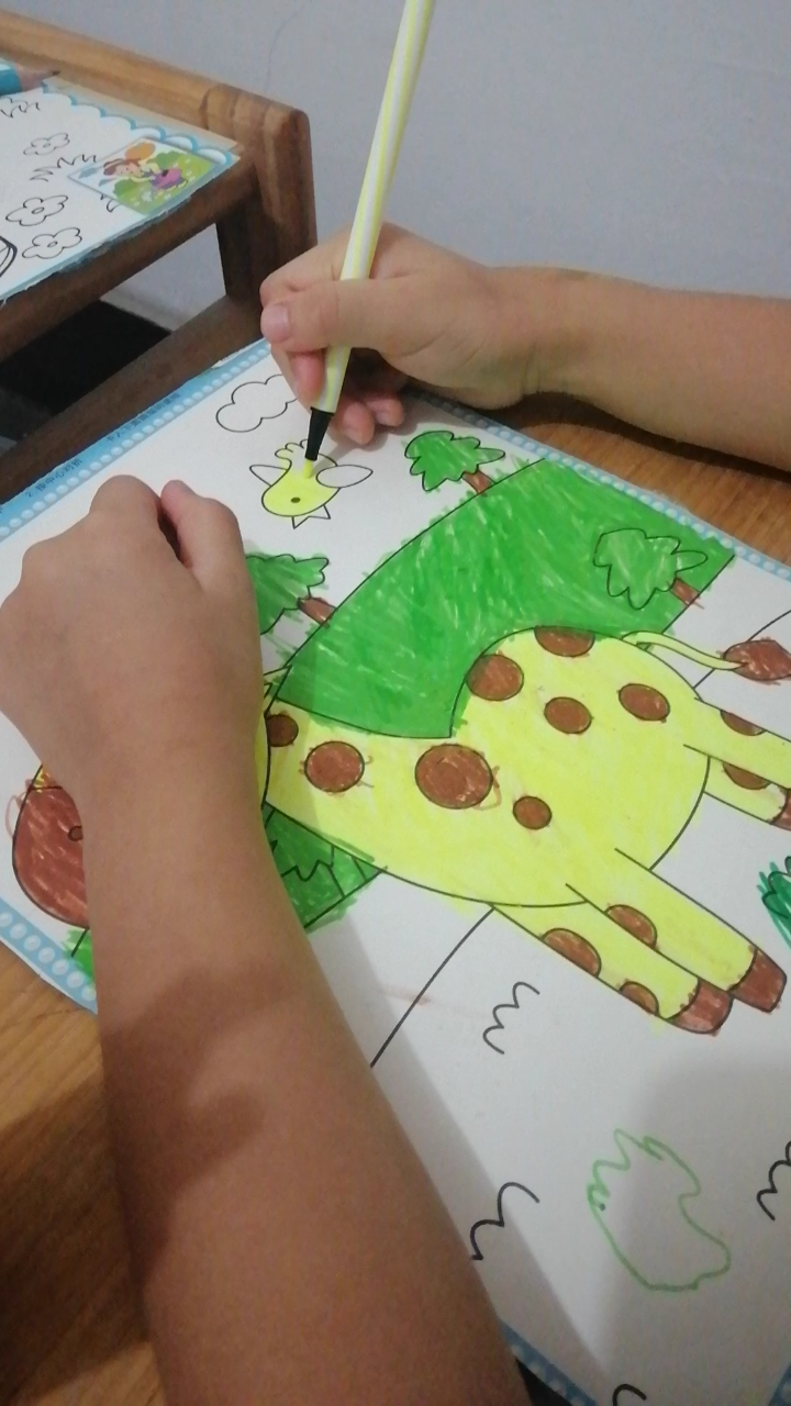 给图画涂上漂亮的颜色