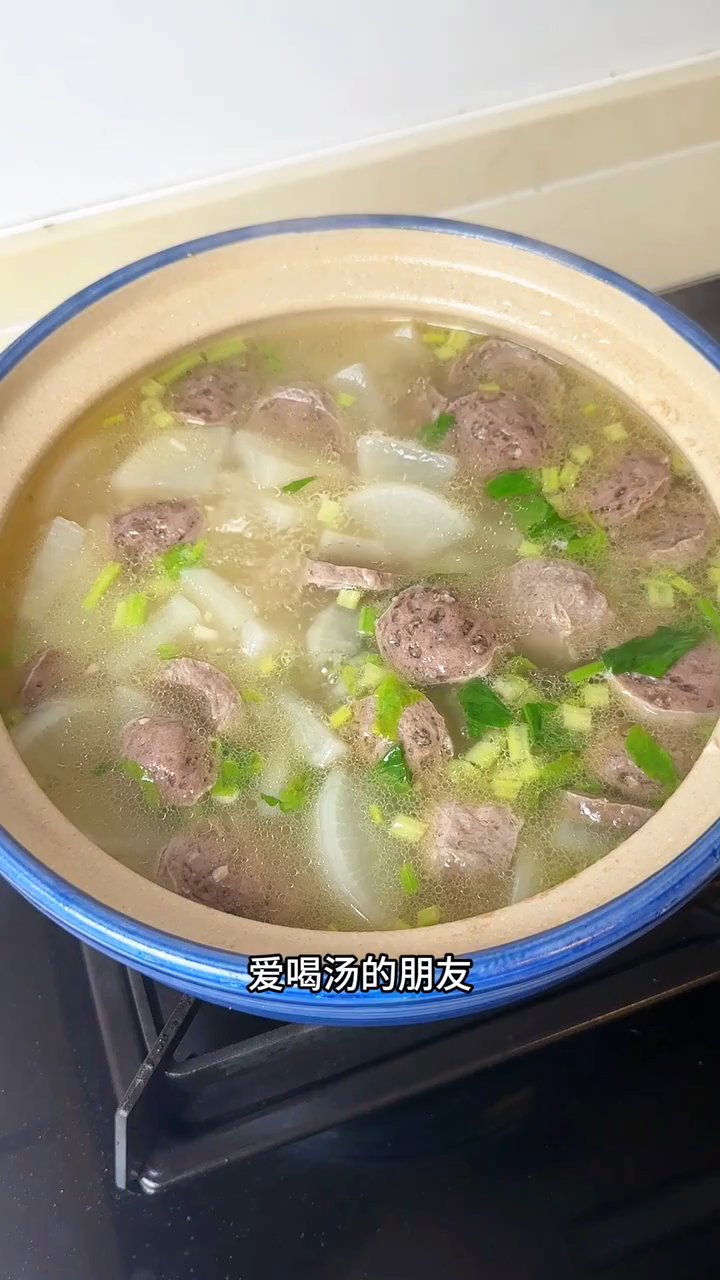 今天分享牛肉丸萝卜汤