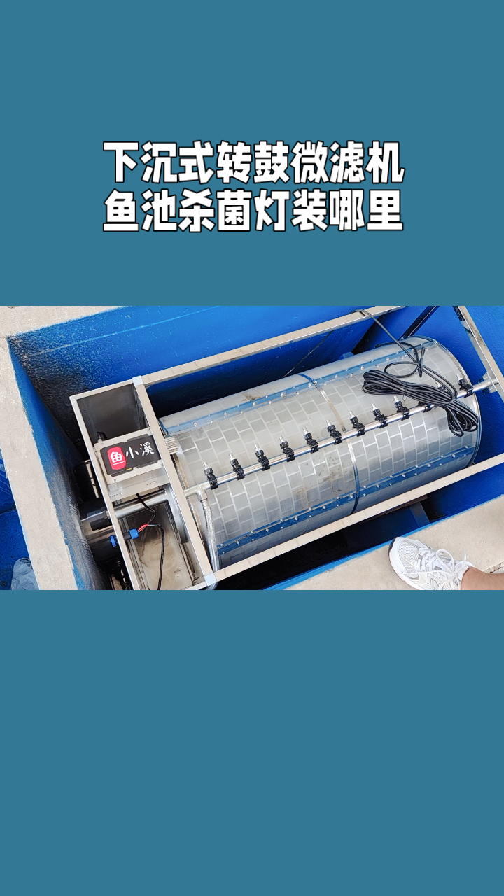 下沉式转鼓微滤机 鱼池杀菌灯装哪里