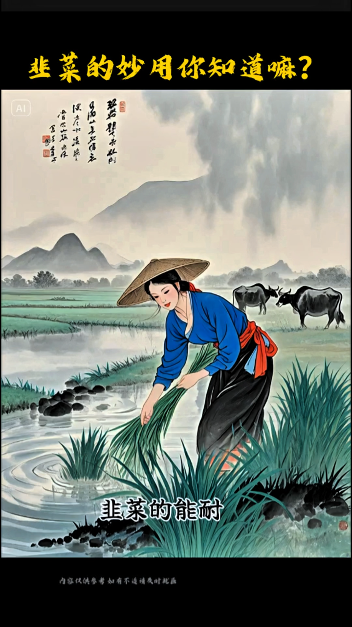 韭菜的妙用你知道吗?