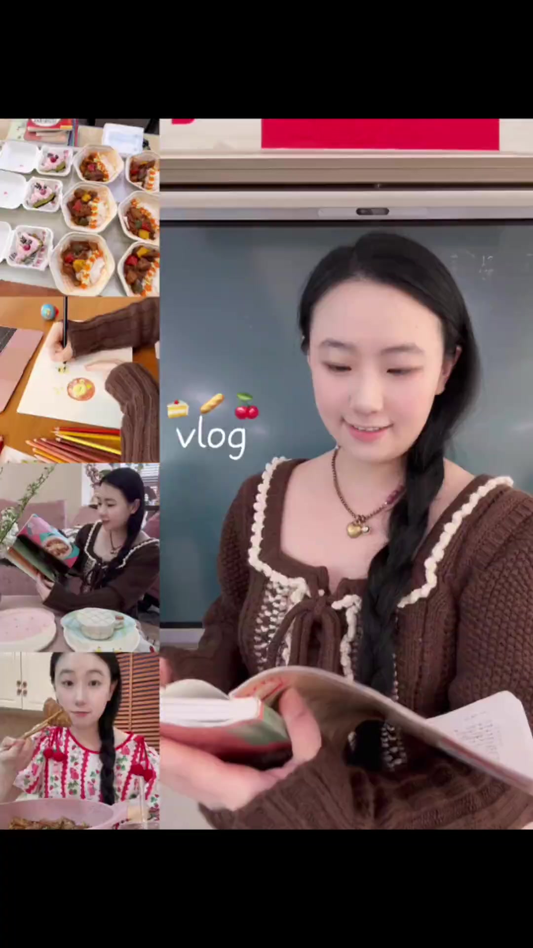 抽查课堂笔记喽，过关有大盘鸡盖饭和开心果巴斯克吃～
