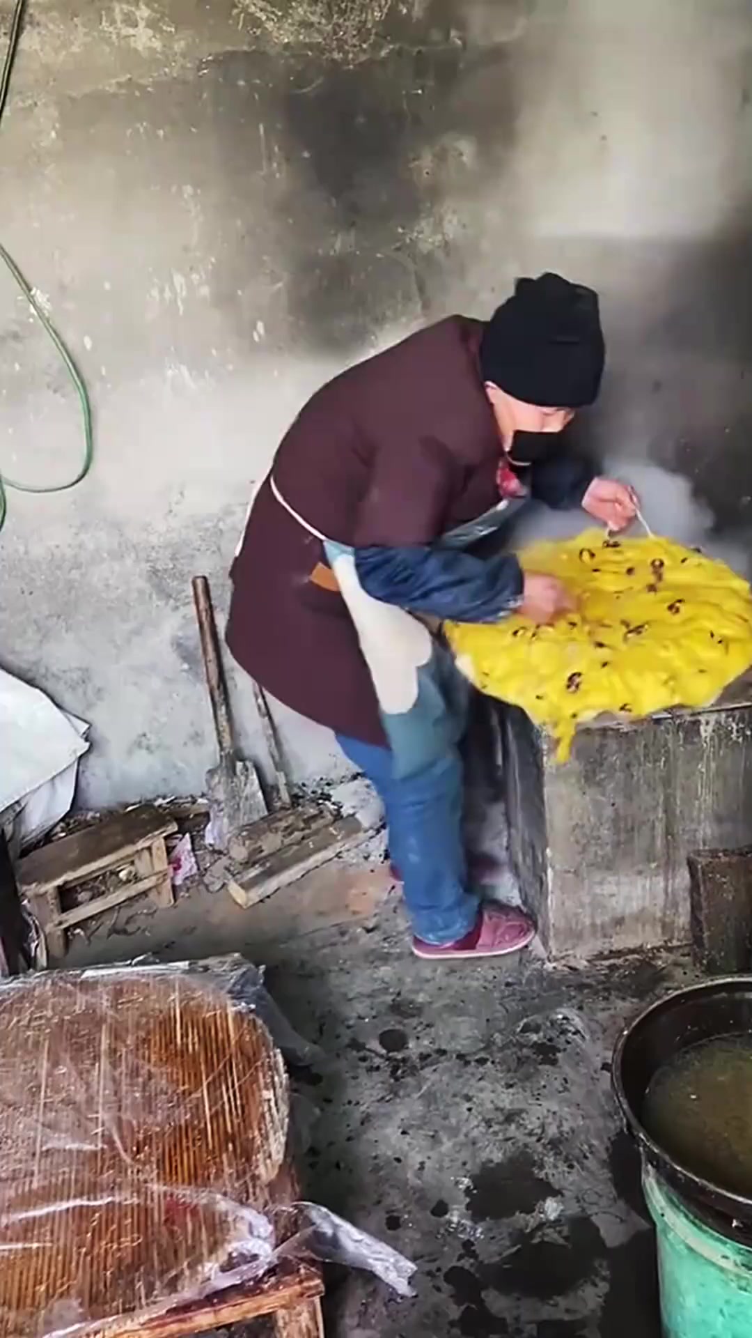 刚出锅的东北大年糕