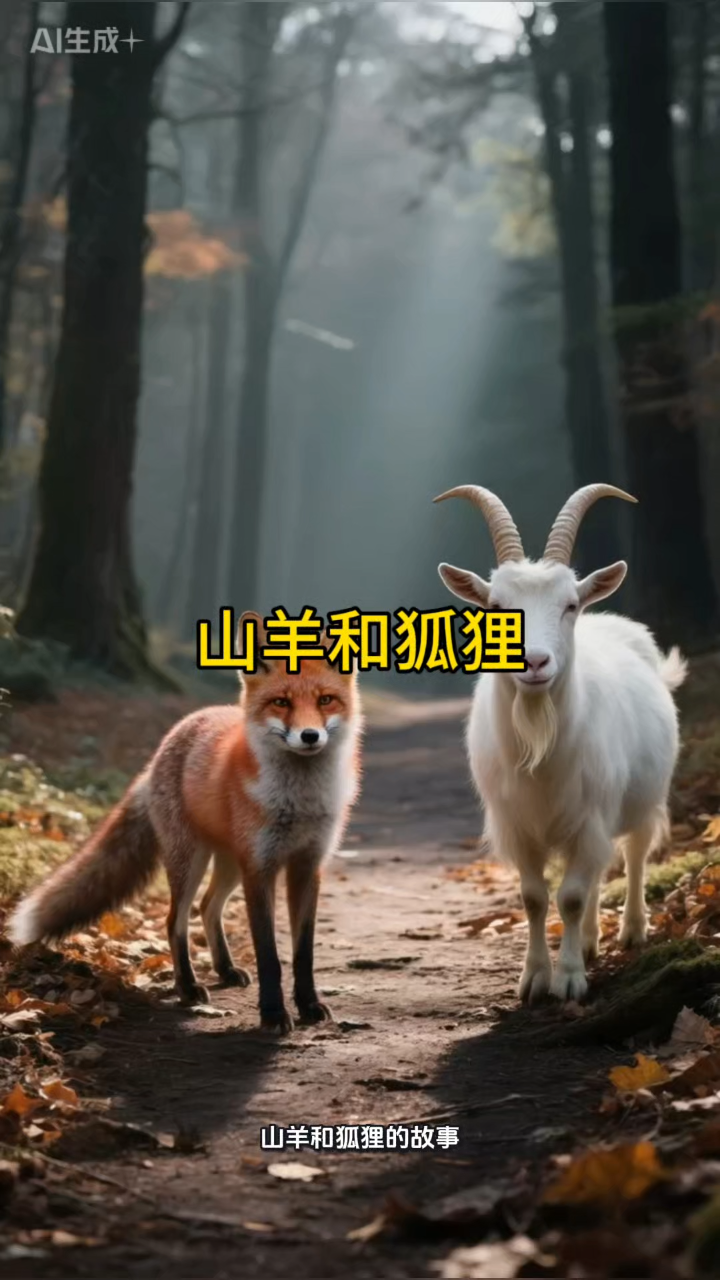 山羊和狐狸的故事,小故事,大智慧。