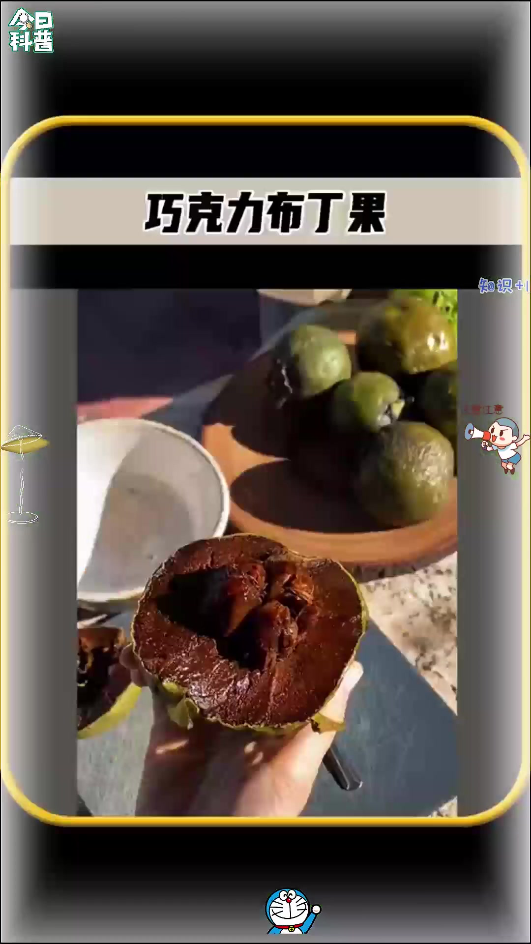 罕见的水果口感很奇妙,入口即化,就像是巧克力布丁一样