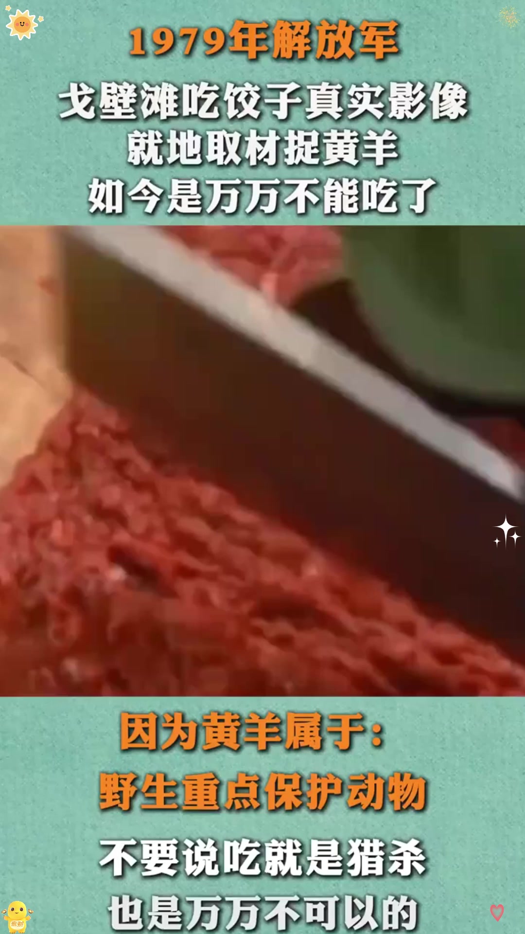 年解放军吃饺子真实影像,捕捉黄羊当肉馅,如今是万万不能吃了