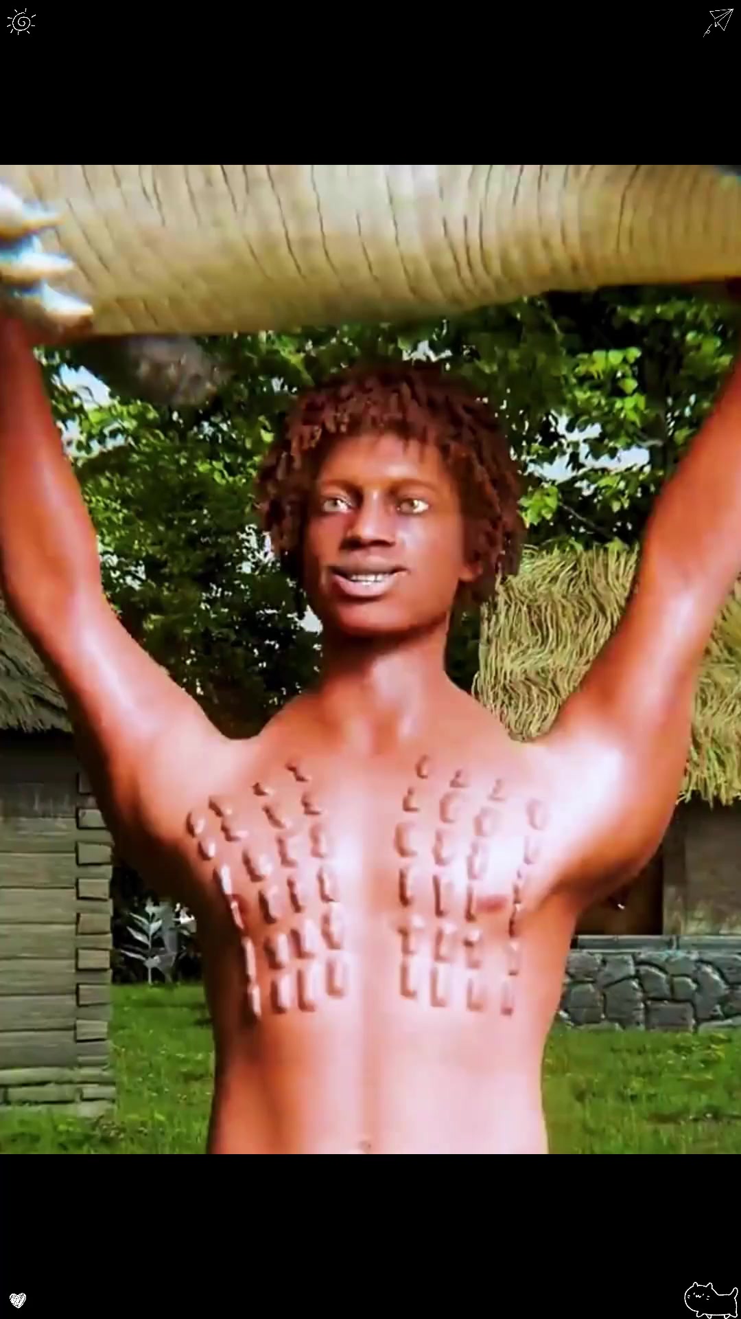 非洲鳄鱼纹身竟然这么恐怖！