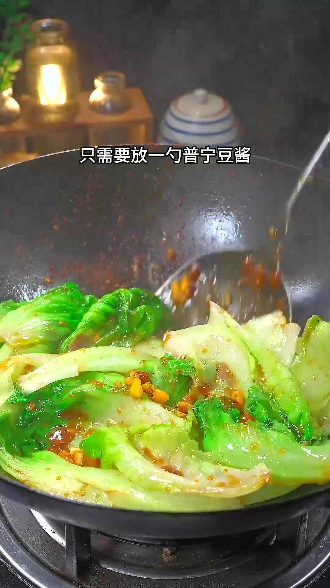 生菜你像我这样炒 鲜甜脆爽 做少了都不够吃的