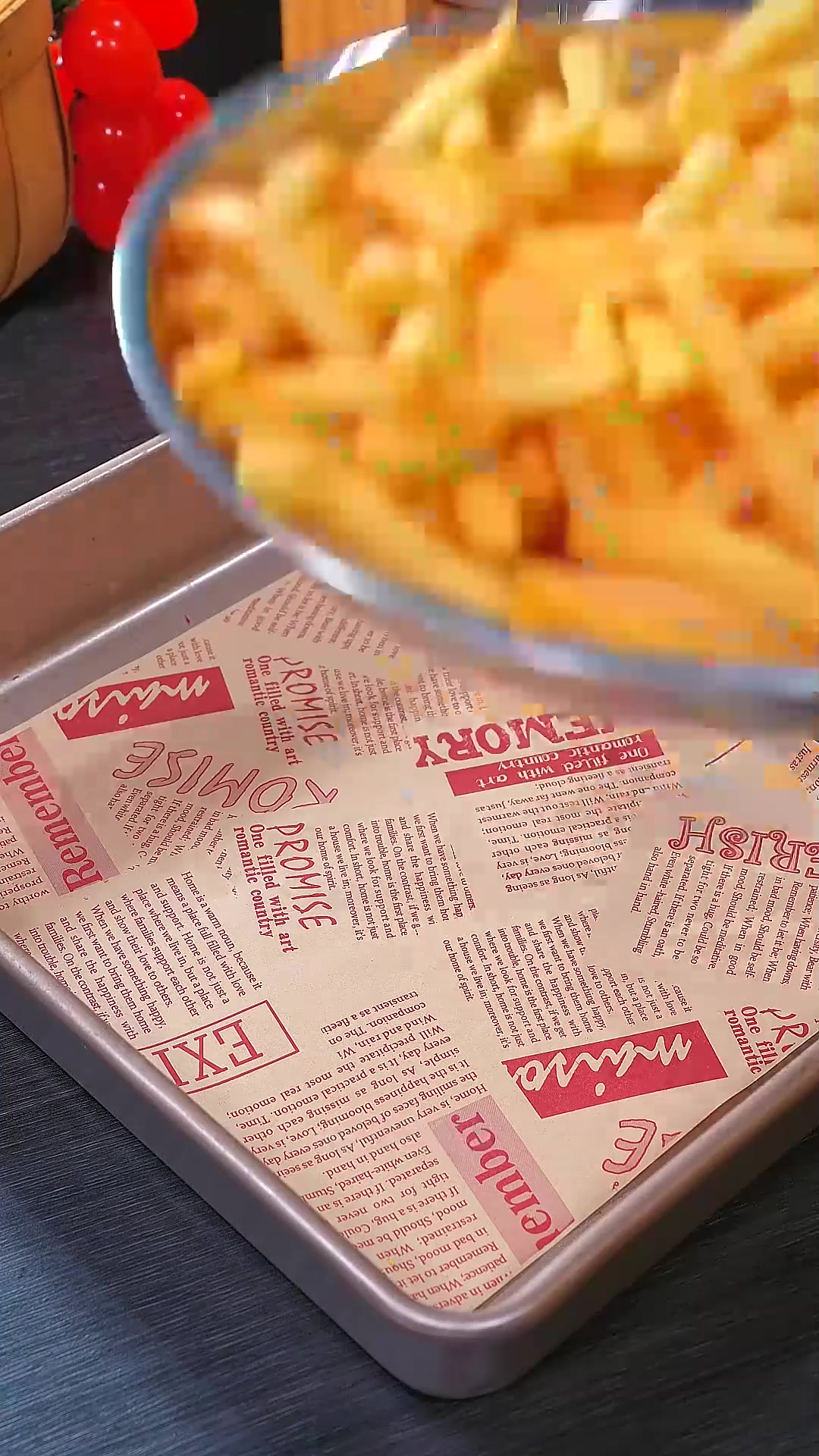 用新鲜土豆，在家做出酥酥脆脆的炸薯条