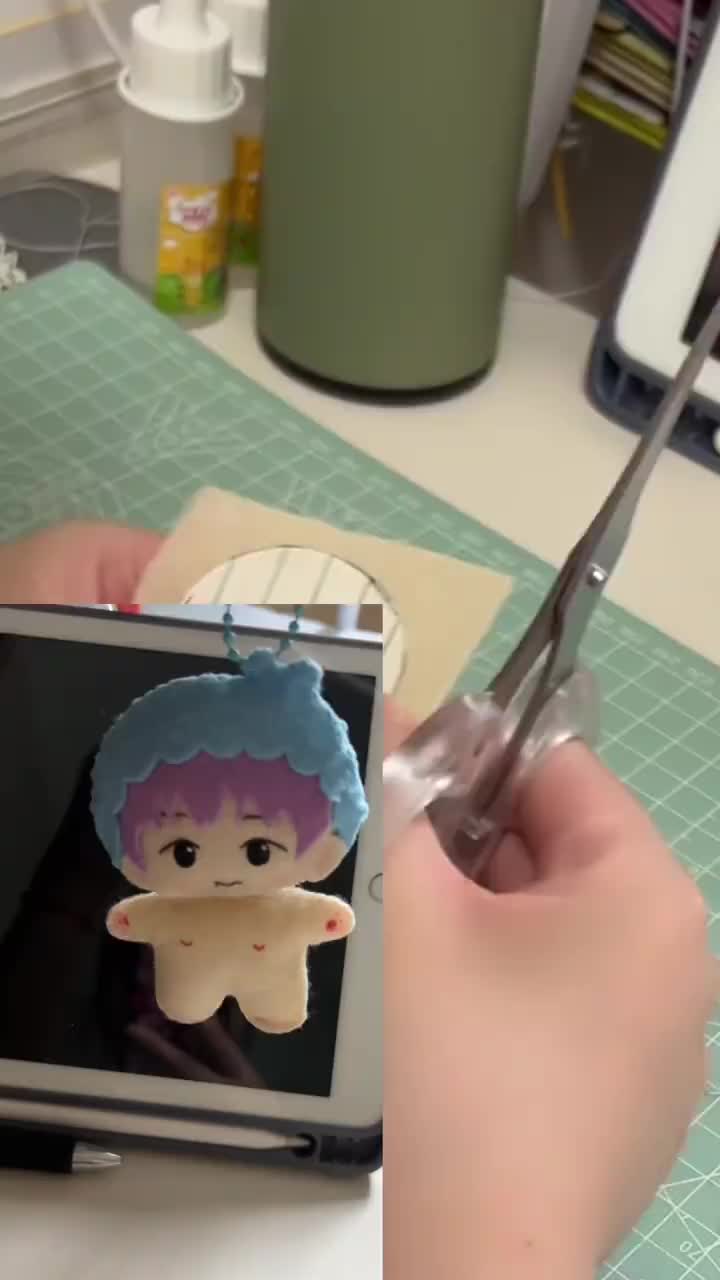 不织布娃娃教程?