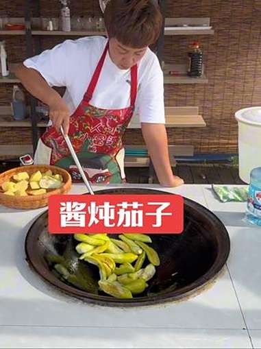农家酱炖茄子 记录我的农村生活 家常菜 三农 东北