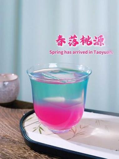 冬天的时候最期待的是春天。#张裕长尾猫白葡萄酒 @张裕官方旗舰店#创意饮品#中式调酒