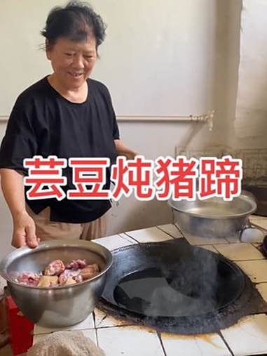 芸豆炖猪蹄这样做又快又好吃,芸豆炖猪蹄 我的乡村生活 新鲜出炉 糖饼制作