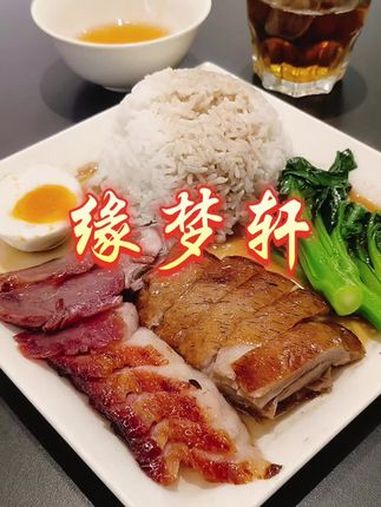 烧鹅 叉烧 双拼饭 广式烧腊 美食治愈心情