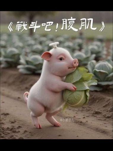 《拱白菜的猪》小猪迈儿本性出演 搞笑动物视频 抖音创作季 拱白菜的猪