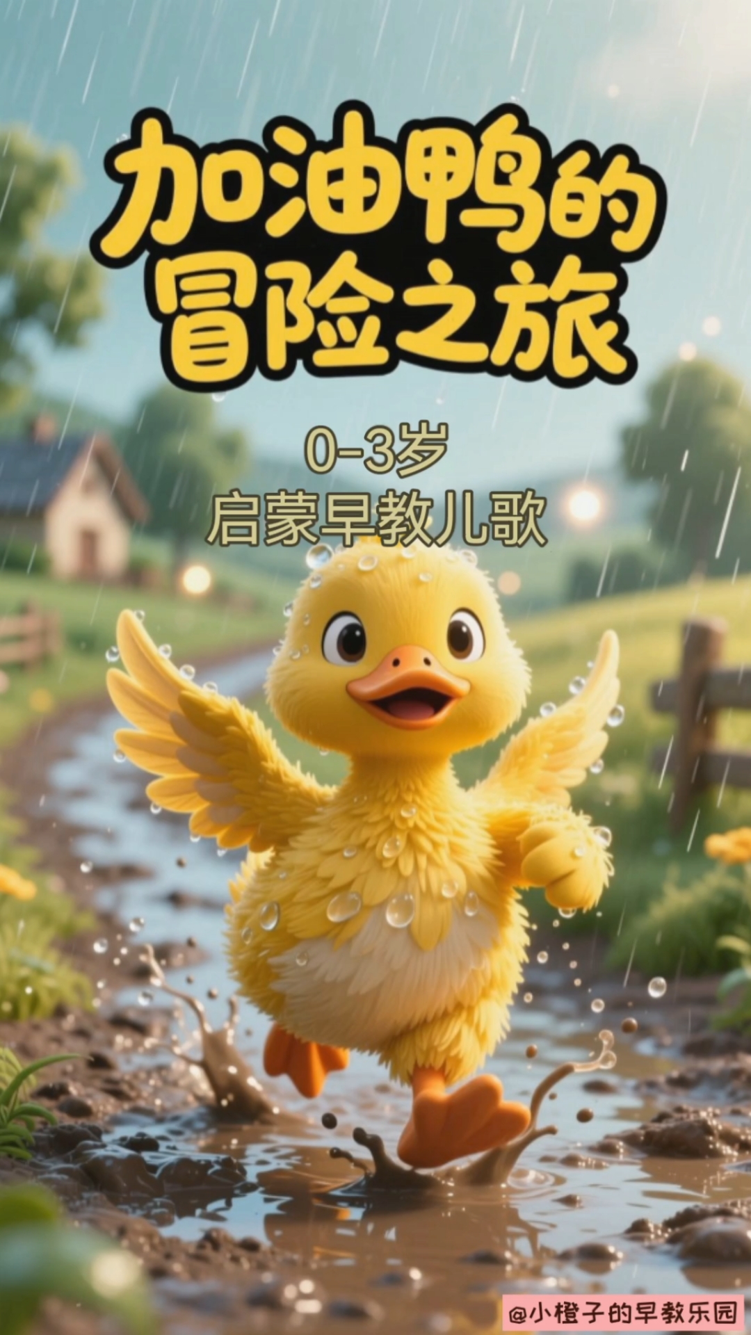 0-3岁启蒙早教儿歌：加油鸭