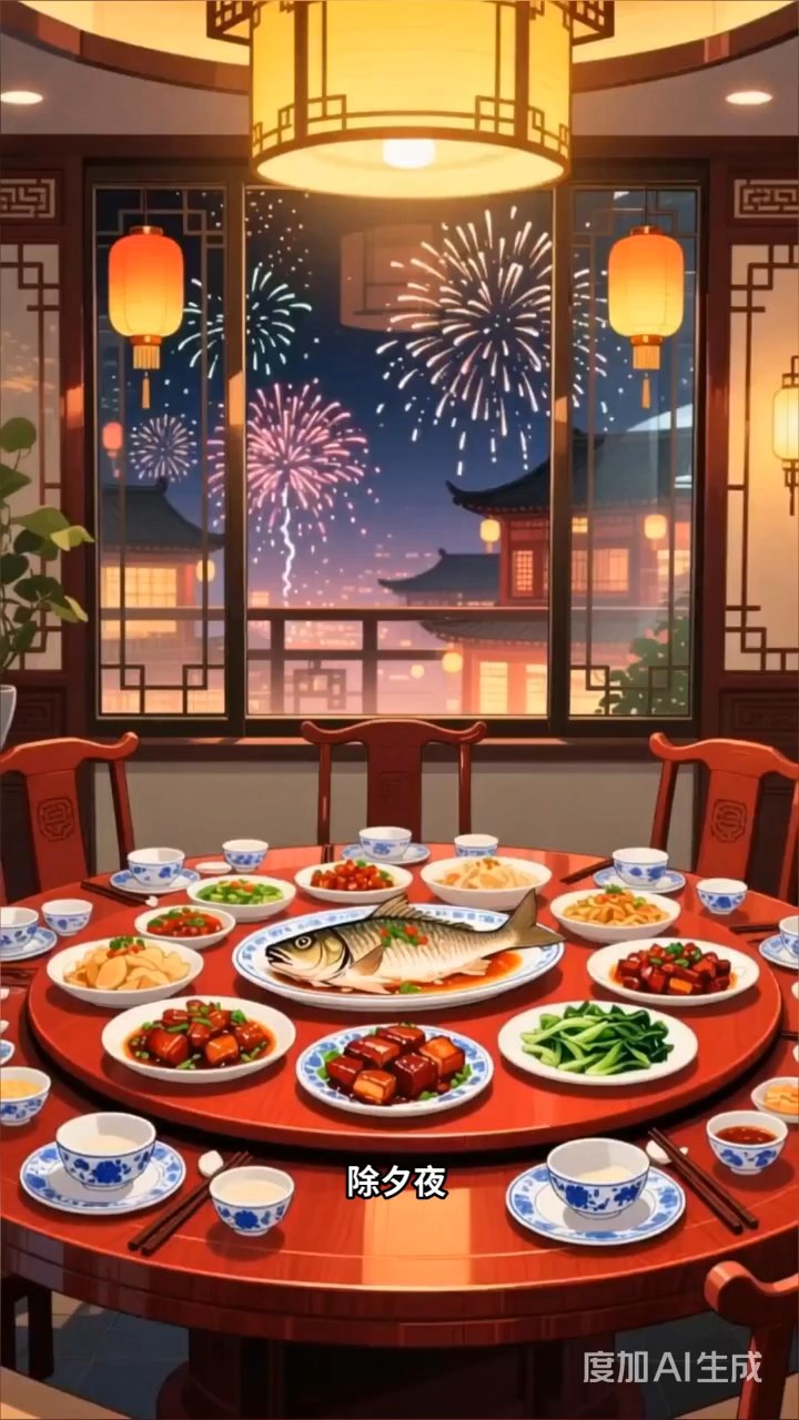 爸妈厨房忙活年夜饭,一桌家常菜吃出团圆味