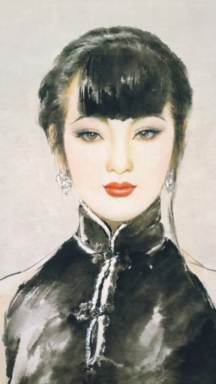 著名书画家 白伯骅 先生,现代人物绘画作品雅赏
