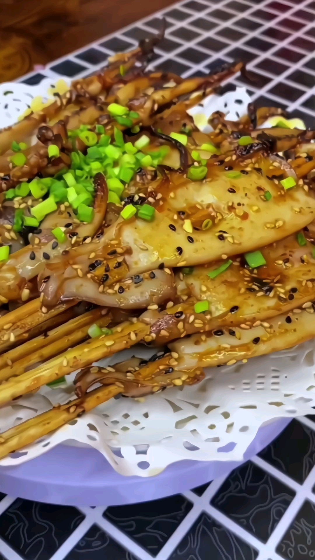 铁板烤鱿鱼,每周某要去吃,怎么都吃不够!