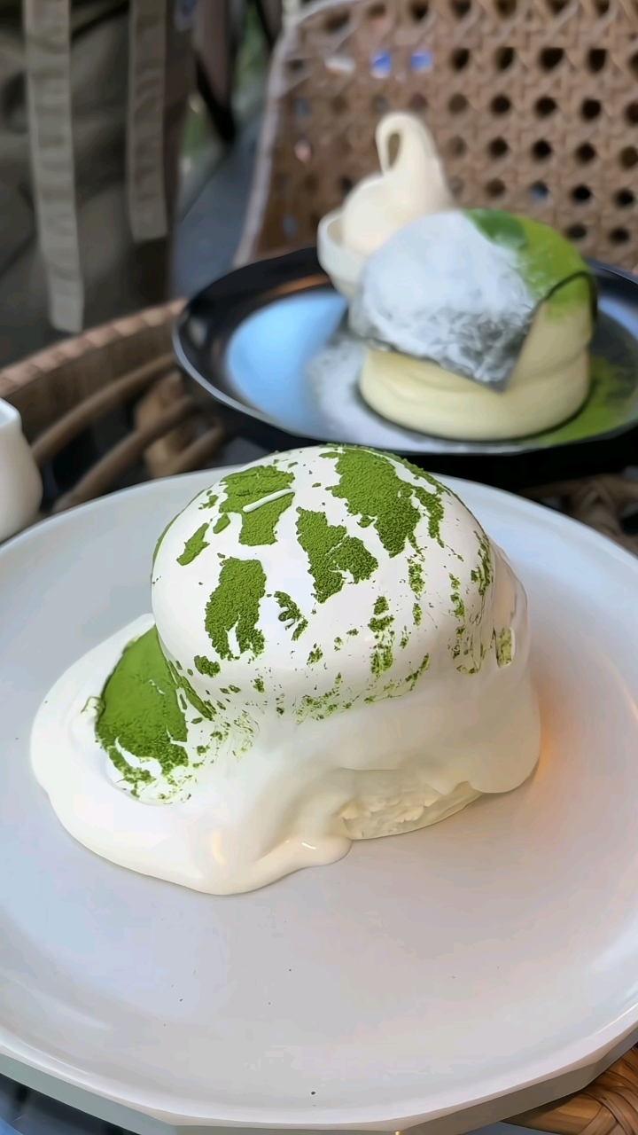 抹茶提拉米苏蛋糕,好看又好吃!