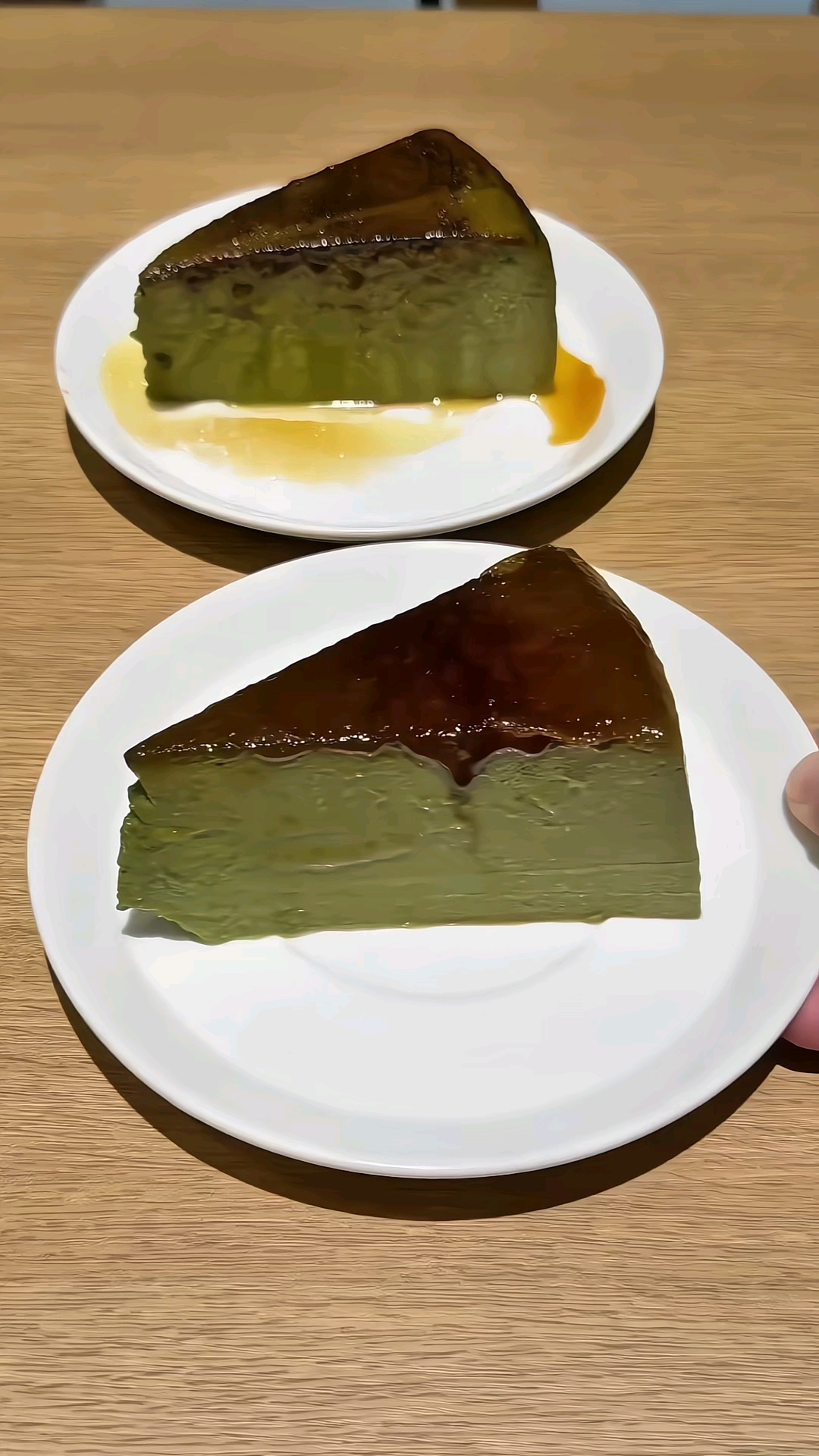 #百家流量扶持计划##巴斯克芝士蛋糕##甜品治愈一切##盐城美食探店# 抹茶布丁甜品