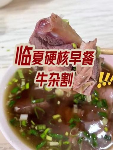 甘肃临夏硬核早餐,吃一碗11块钱的牛杂割,牛头肉,牛肚牛心牛舌头,暖胃暖心!甘肃观察 临夏