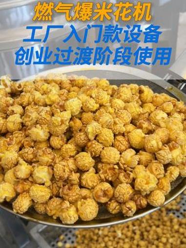 爆米花创业入门款燃气爆米花机 工厂入门款爆米花机,锅胆直径70厘米,机器采用燃气加热,台湾