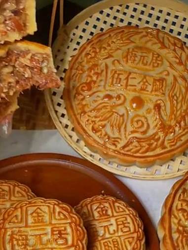 真材实料才能做出好味道 五仁月饼 分享家乡美食