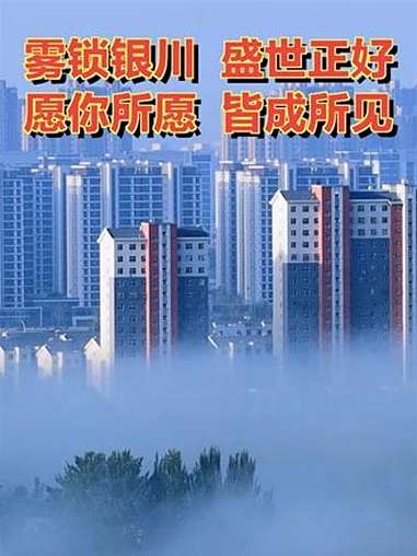 雾锁银川,盛世正好;愿你所愿,皆成所见。银川 盛世如愿 祖国繁荣昌盛 大雾弥漫 美丽宁夏