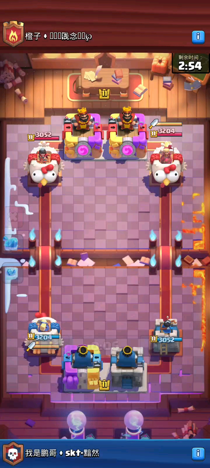 今天玩皇室战争胜利哟