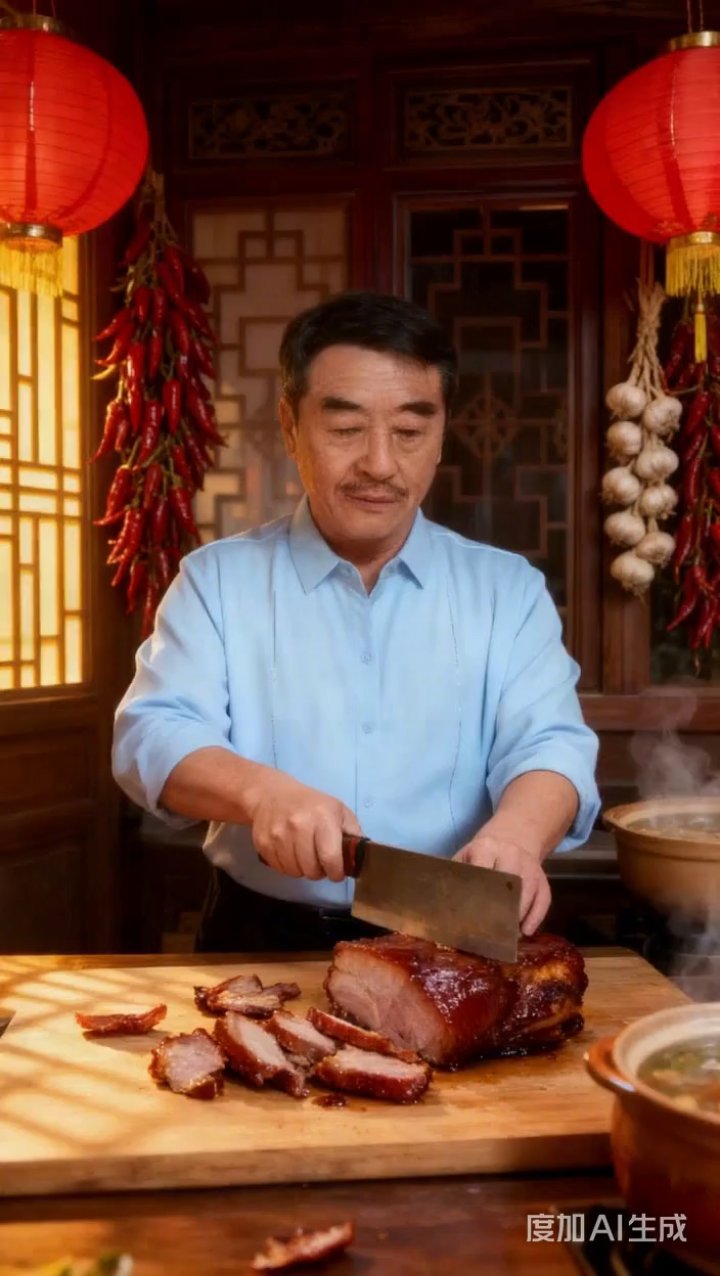 红艳艳的螃蟹，寓意着吉祥如意