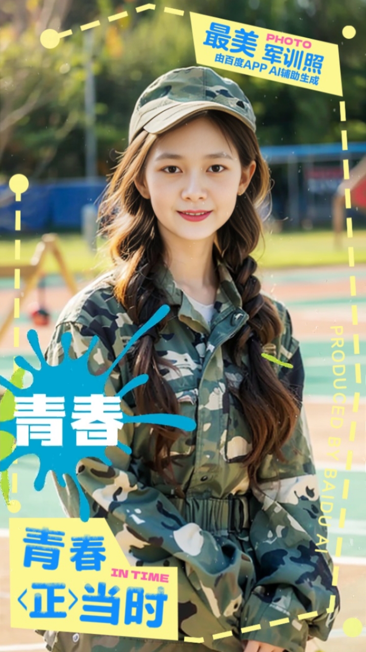 最美的军训照,这样的照片太美了