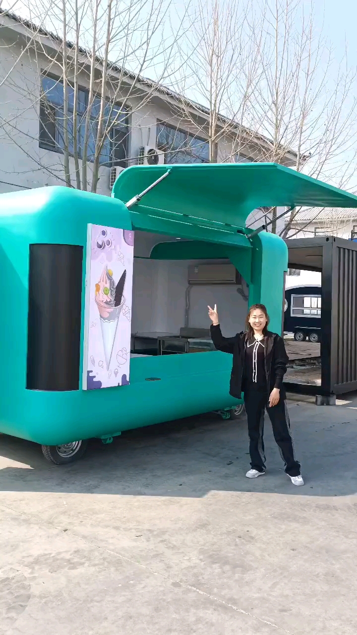 网红街景餐车   新型餐车奶茶咖啡   售卖车摆摊小吃车  