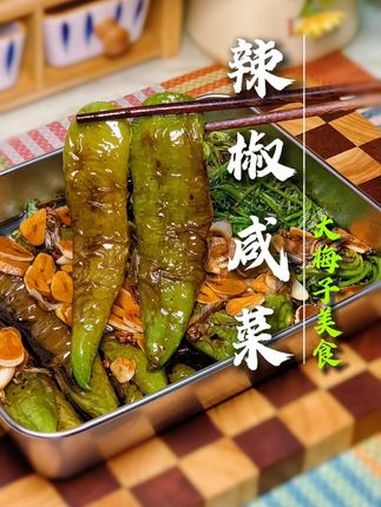 辣椒咸菜 美味下饭菜 辣椒咸菜