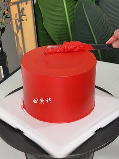 祝寿蛋糕做法 人气蛋糕推荐 抖音网红蛋糕 生日蛋糕裱花教程 仙妮贝儿 @仙妮贝儿旗舰店