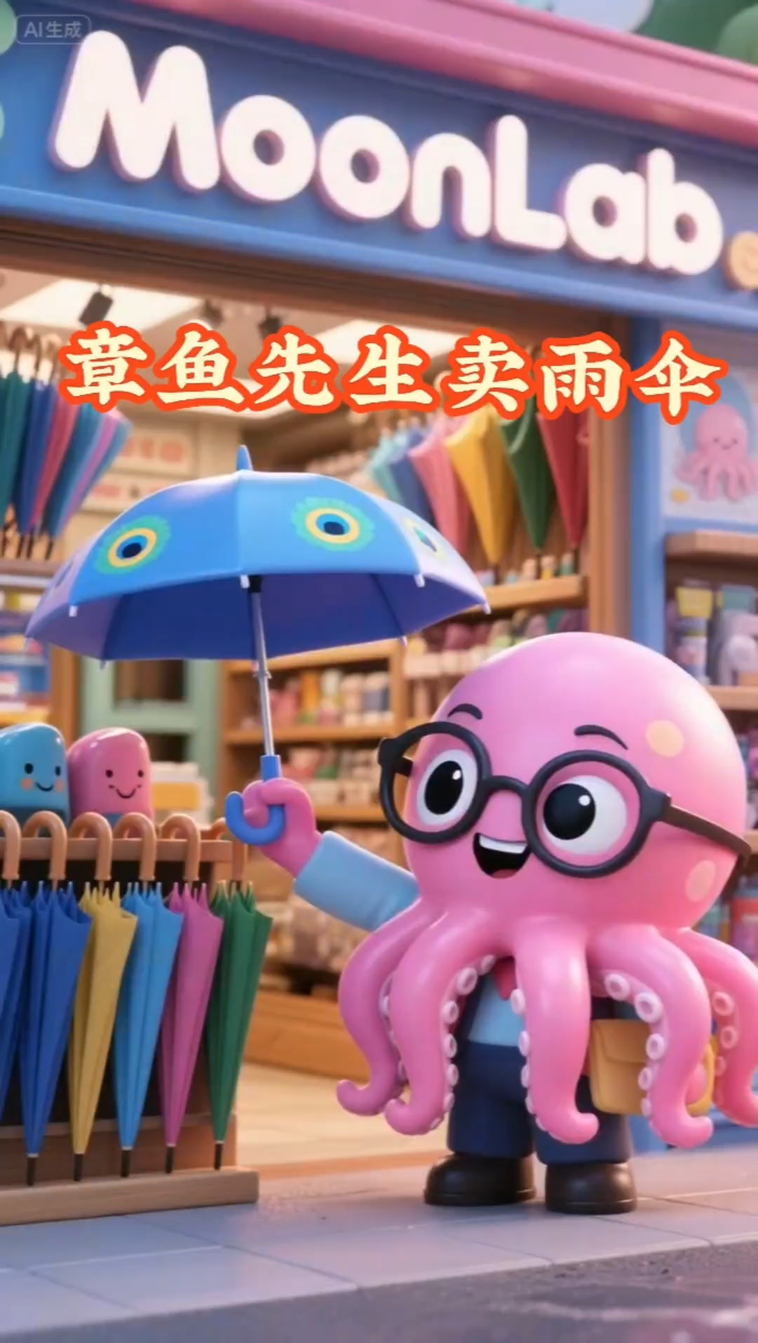 章鱼先生卖雨伞  