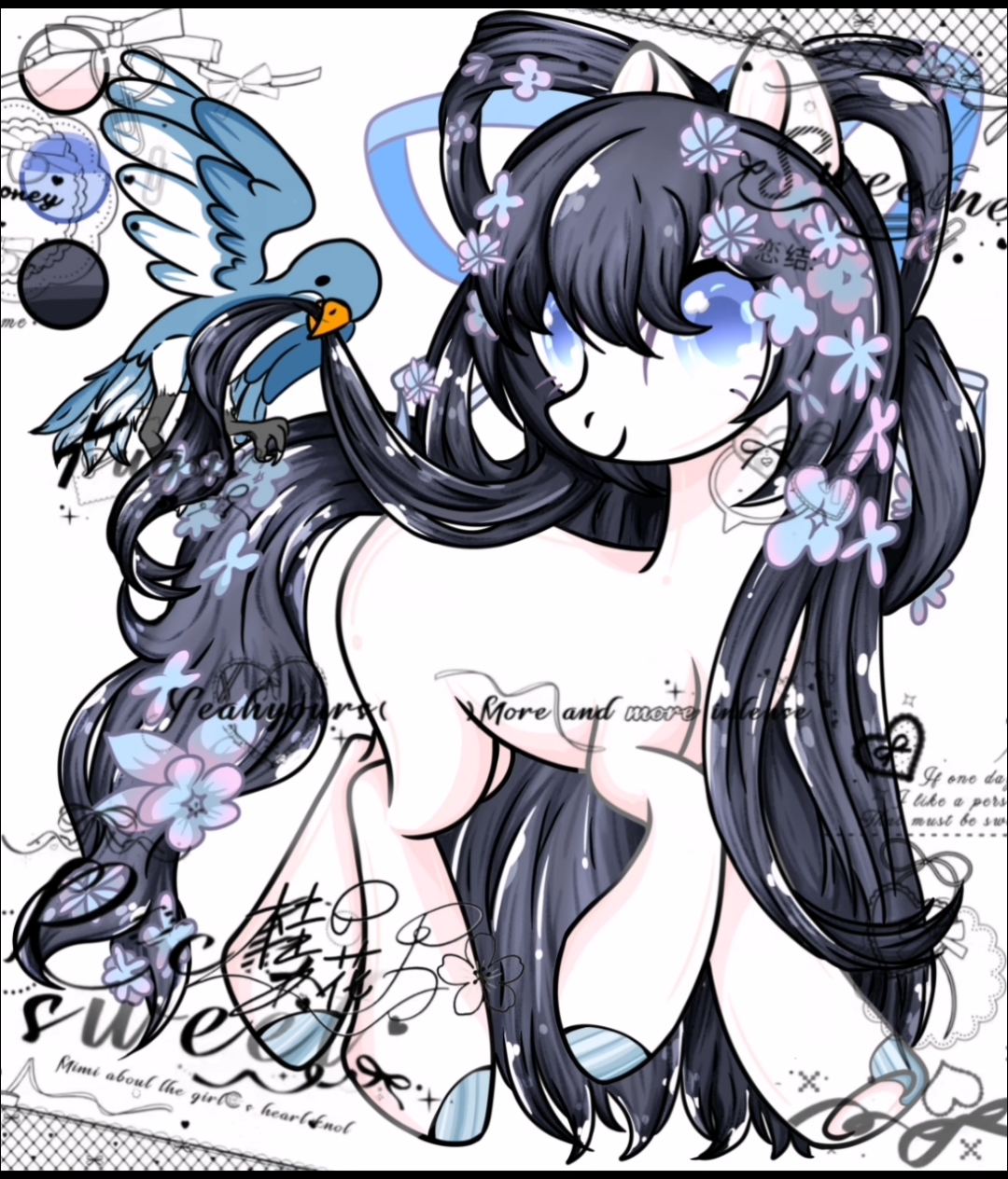 单马绘画接稿马设