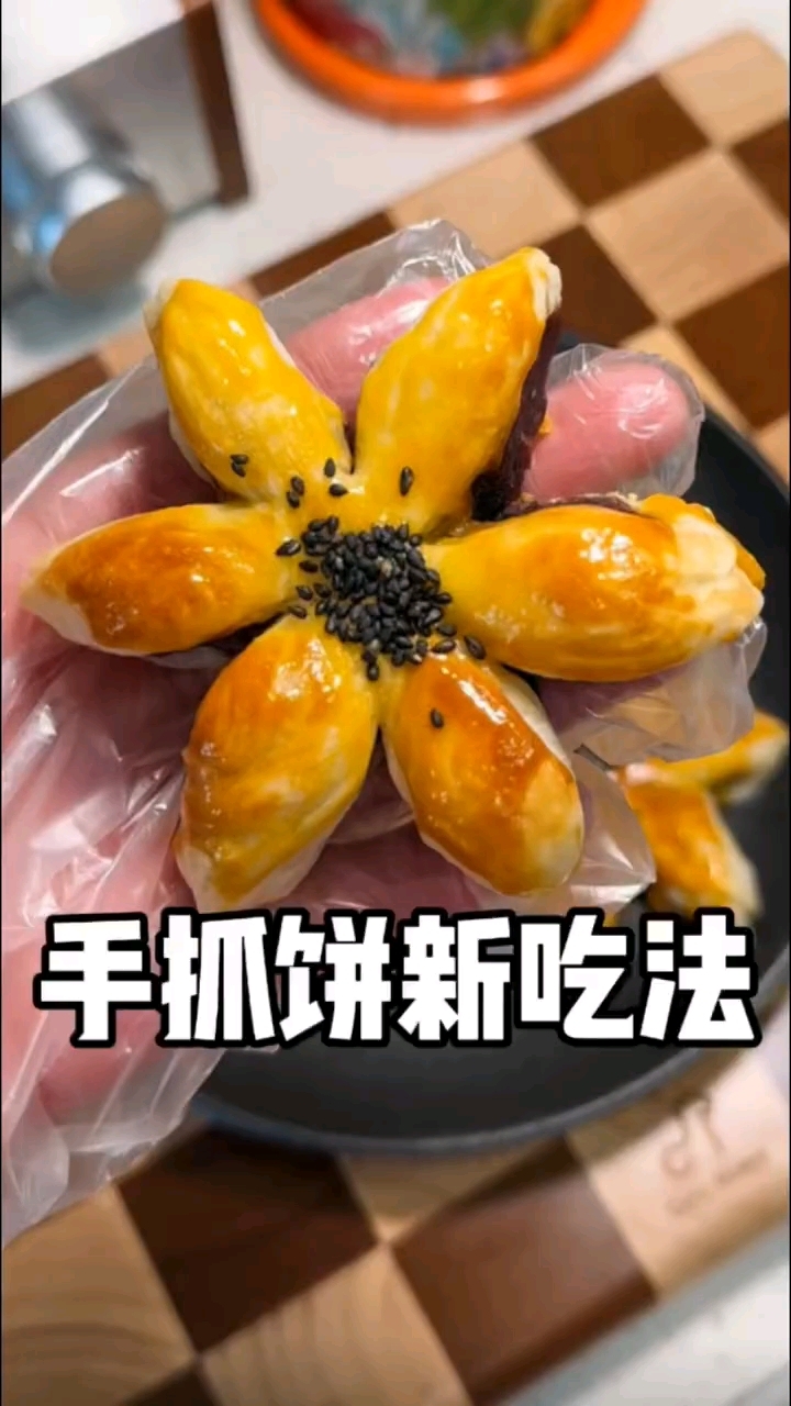 分享3款手抓饼新吃法,做法简单又好吃。#早餐#手抓饼#手抓饼的最新吃法#空气炸锅#美食教程