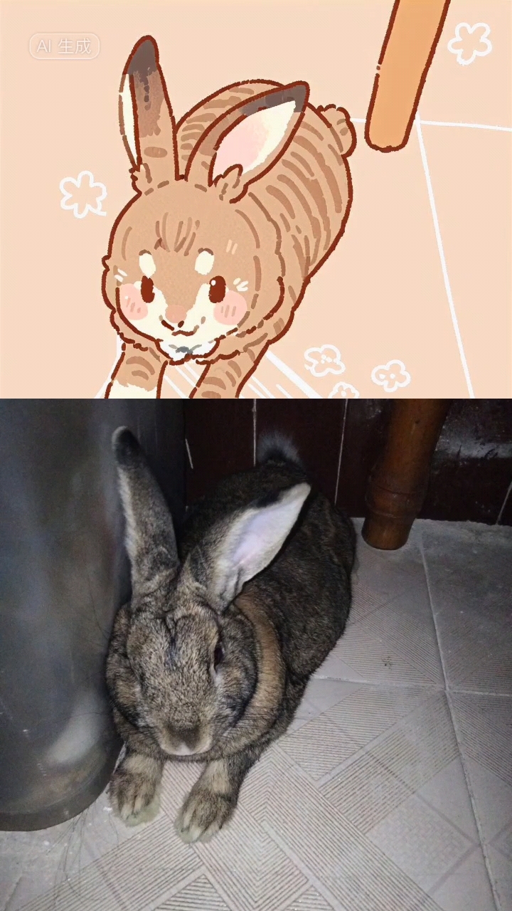 又有#兔子 新头像了！#萌宠头像 #兔子 #我家宠物真可爱 