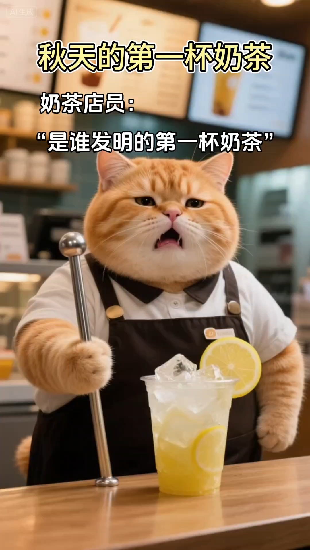 秋天的第一杯奶茶