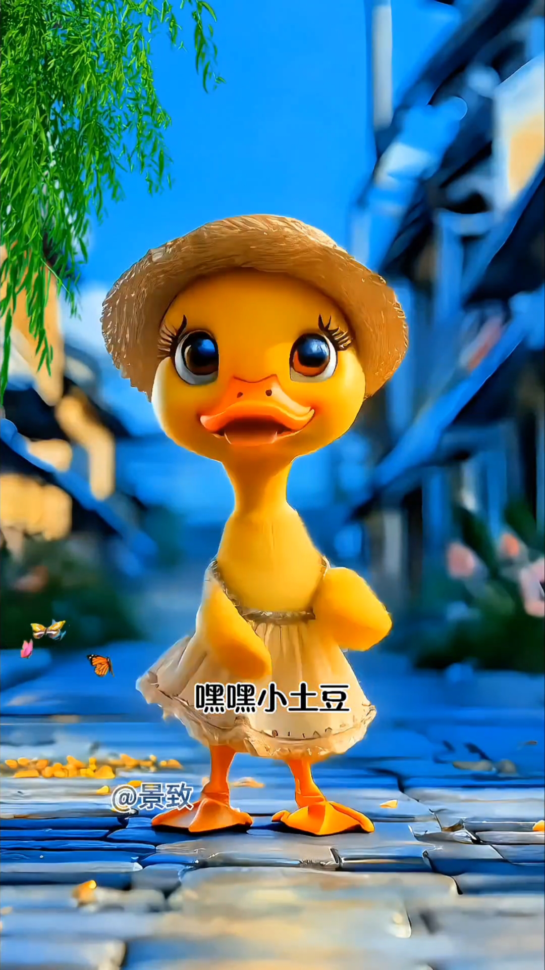 小黄鸭欢乐起舞,嘿嘿小土豆舞蹈