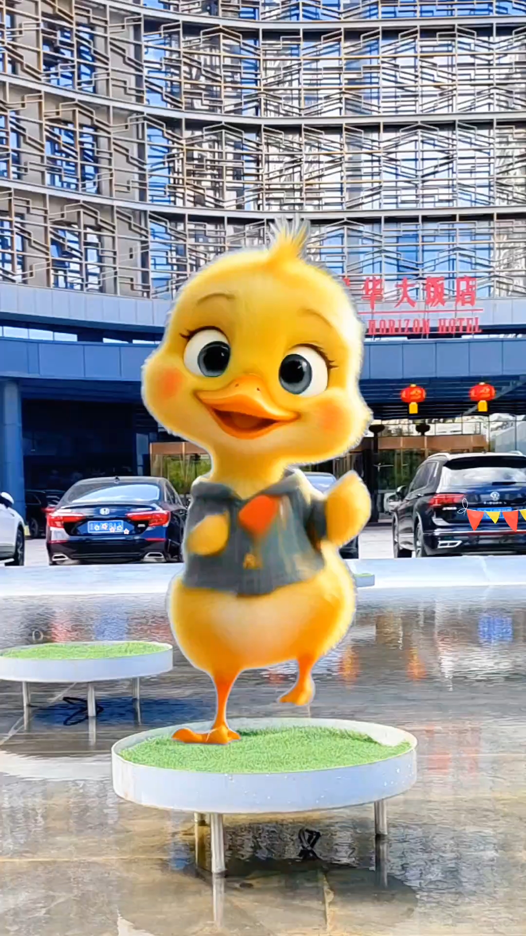 可爱的小鸭子舞蹈钵钵鸡,独特的表演形式解析