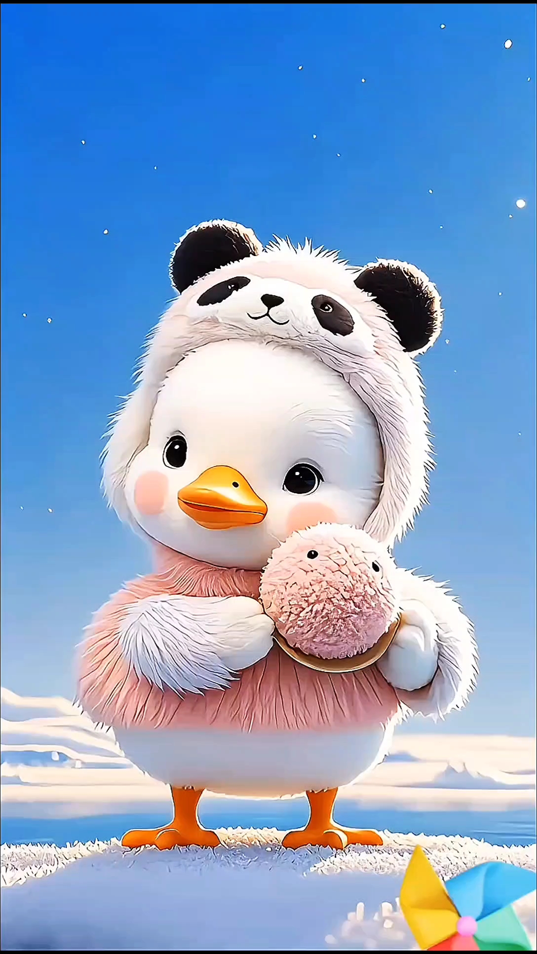 小鸭子嘎嘎嘎,扁扁的小嘴巴