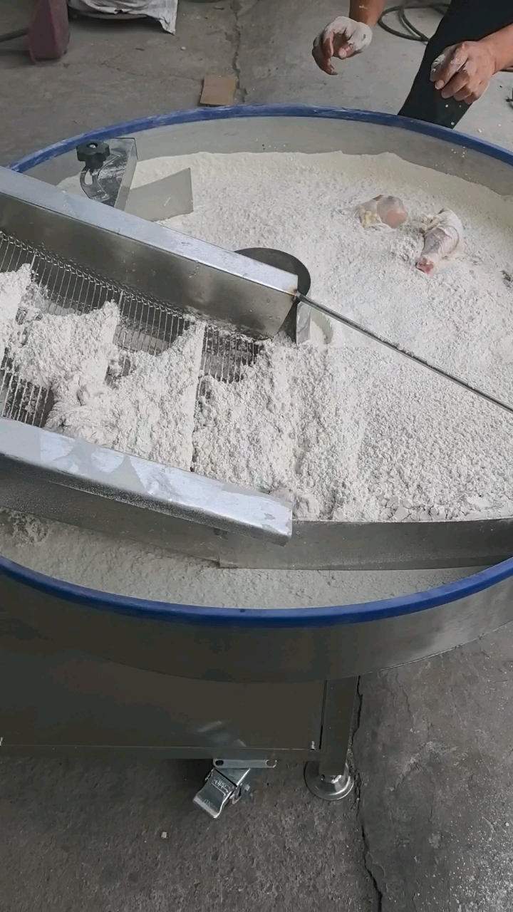 炸鸡腿裹粉设备