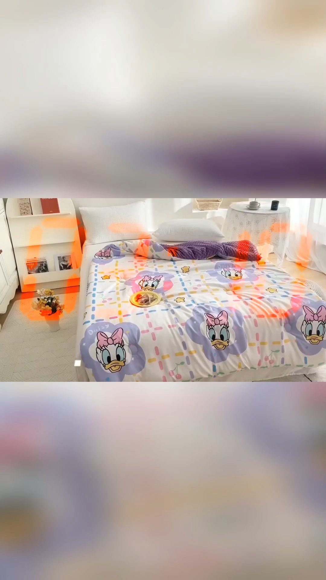 ——超柔活性棉黛丝鸭豆豆冬被