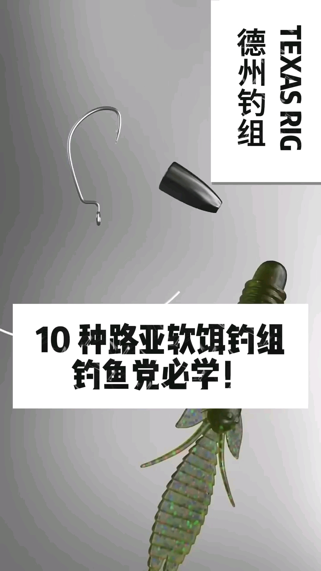 10 种路亚软饵钓组，钓鱼党必学！