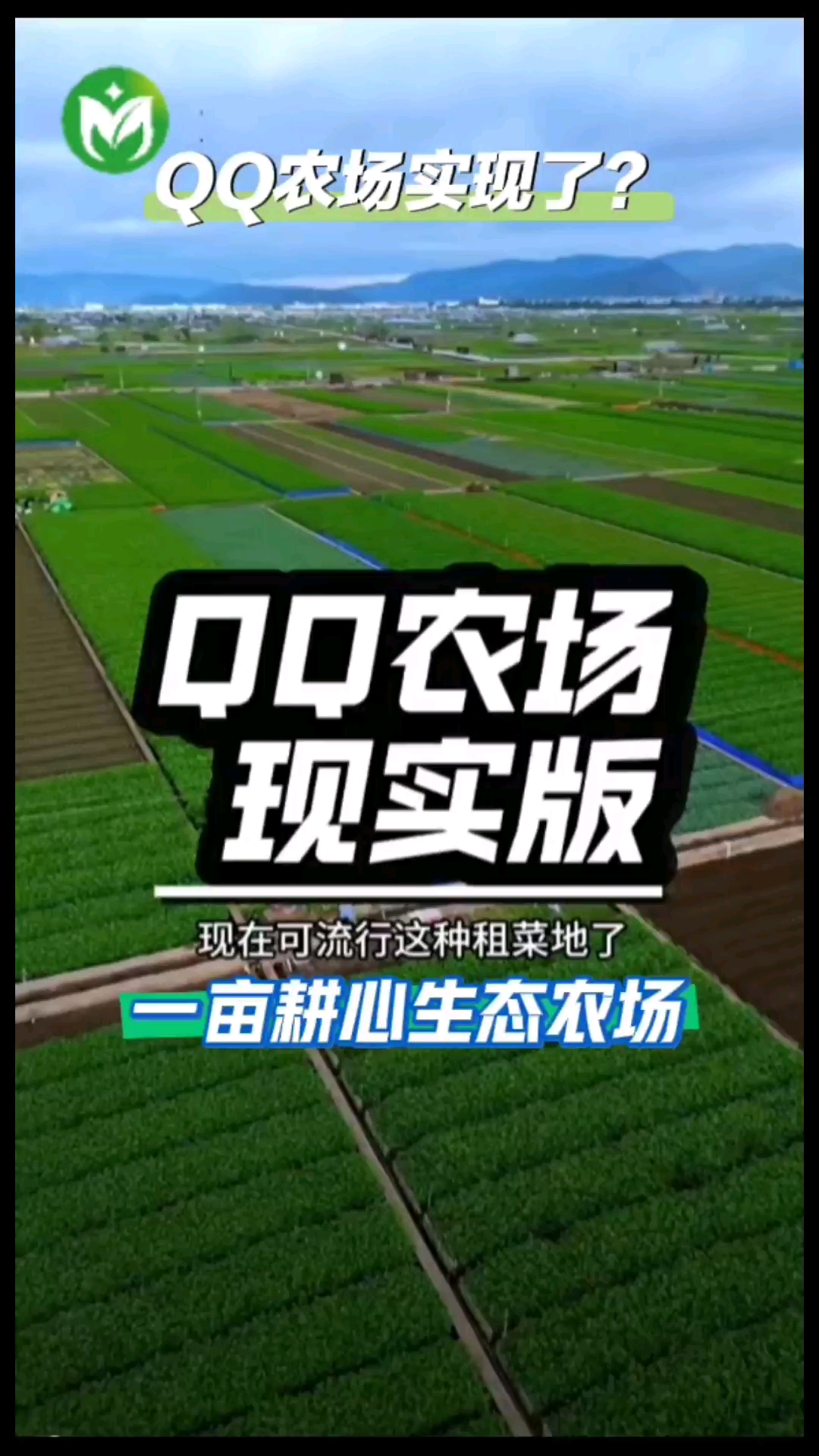 #一亩耕心 QQ农场实现了吗？一亩耕心生态农场 现实版