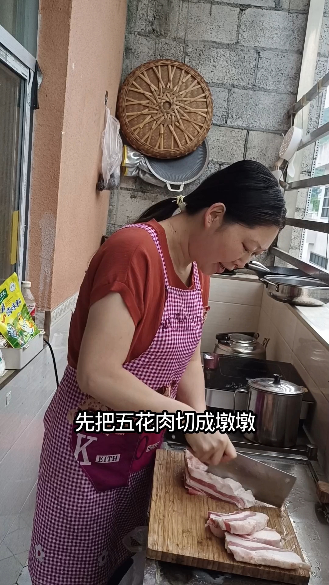 家常菜干拌五花肉，外焦里嫩，下饭神奇#记录生活#原创视频